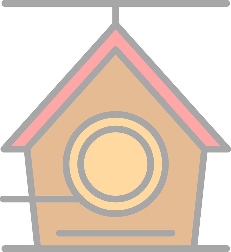 conception d'icône de vecteur de maison d'oiseau