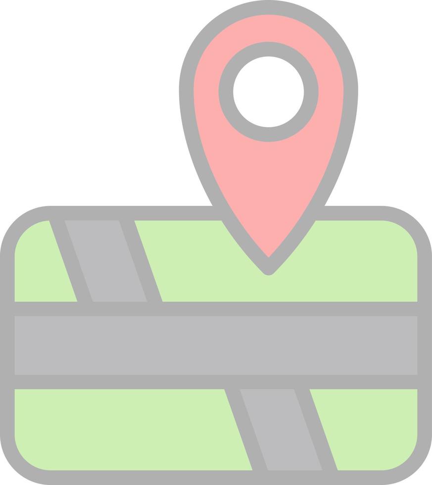 conception d'icône de vecteur de localisation de carte
