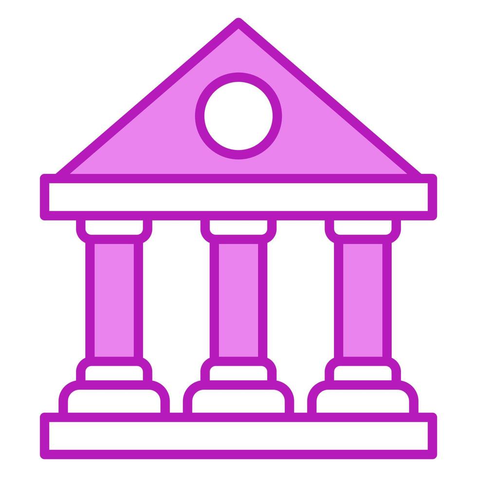 icône de la banque, adaptée à un large éventail de projets créatifs numériques. heureux de créer. vecteur