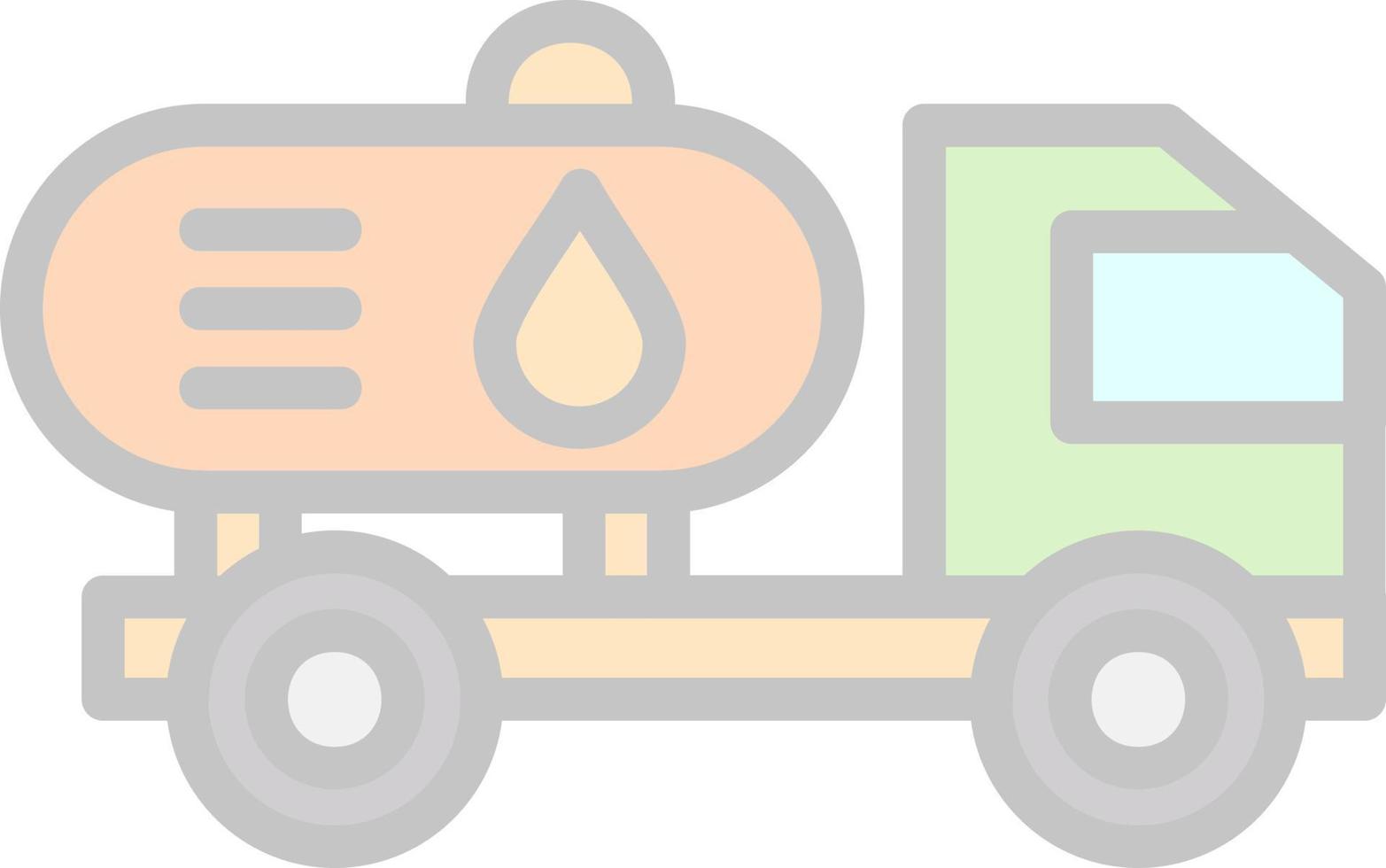 conception d'icône de vecteur de pétrolier