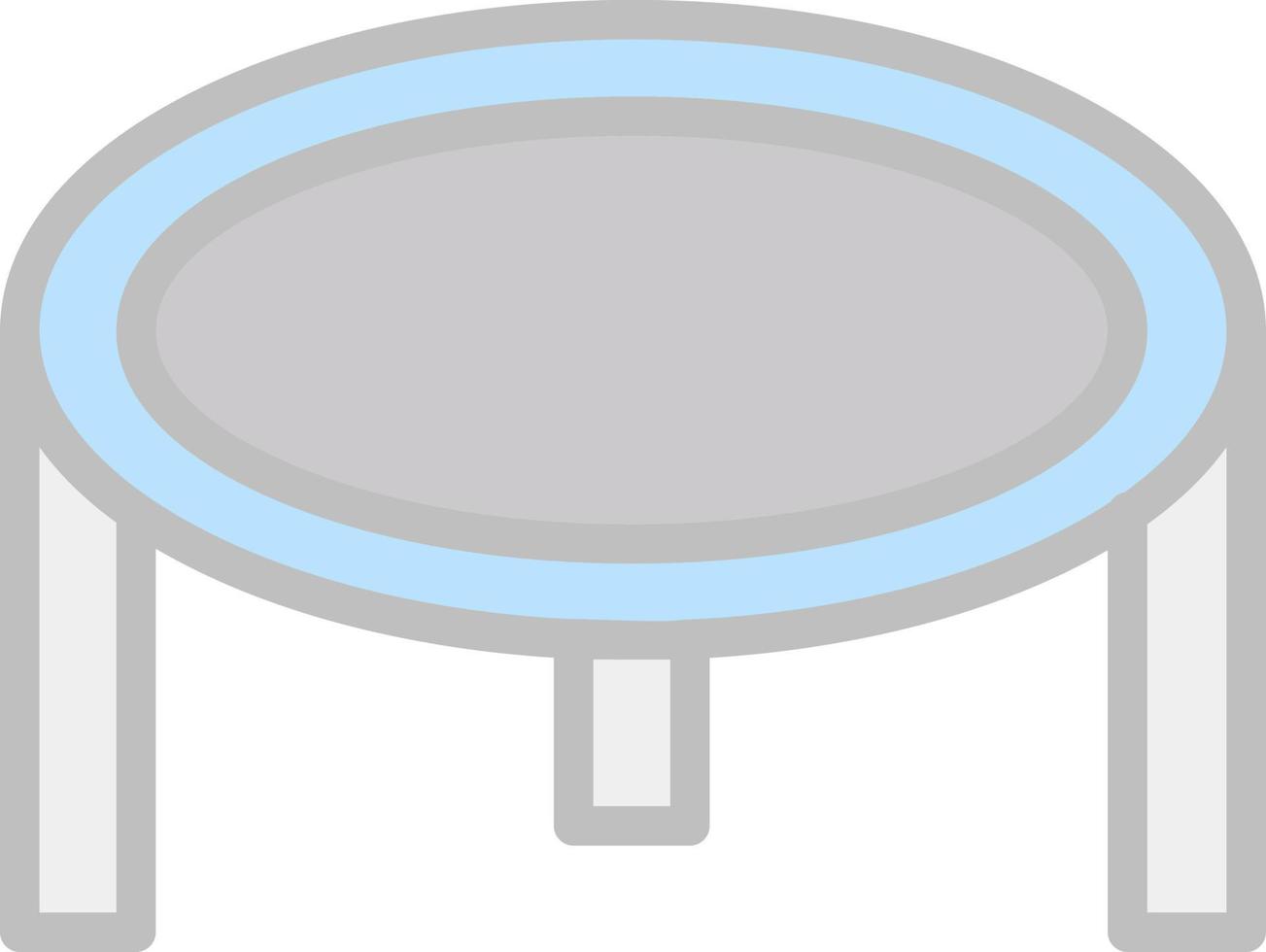 conception d'icône de vecteur de trampoline