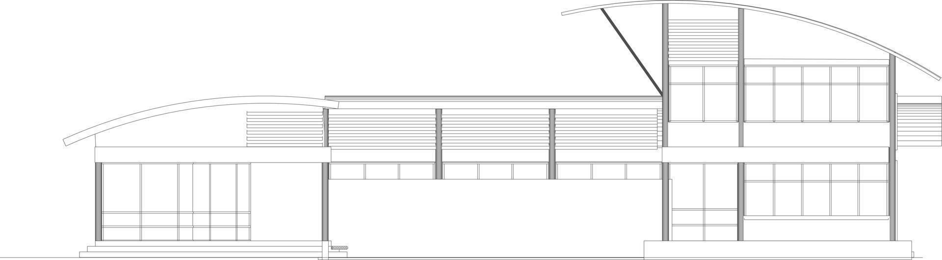 3d illustration du projet de construction vecteur