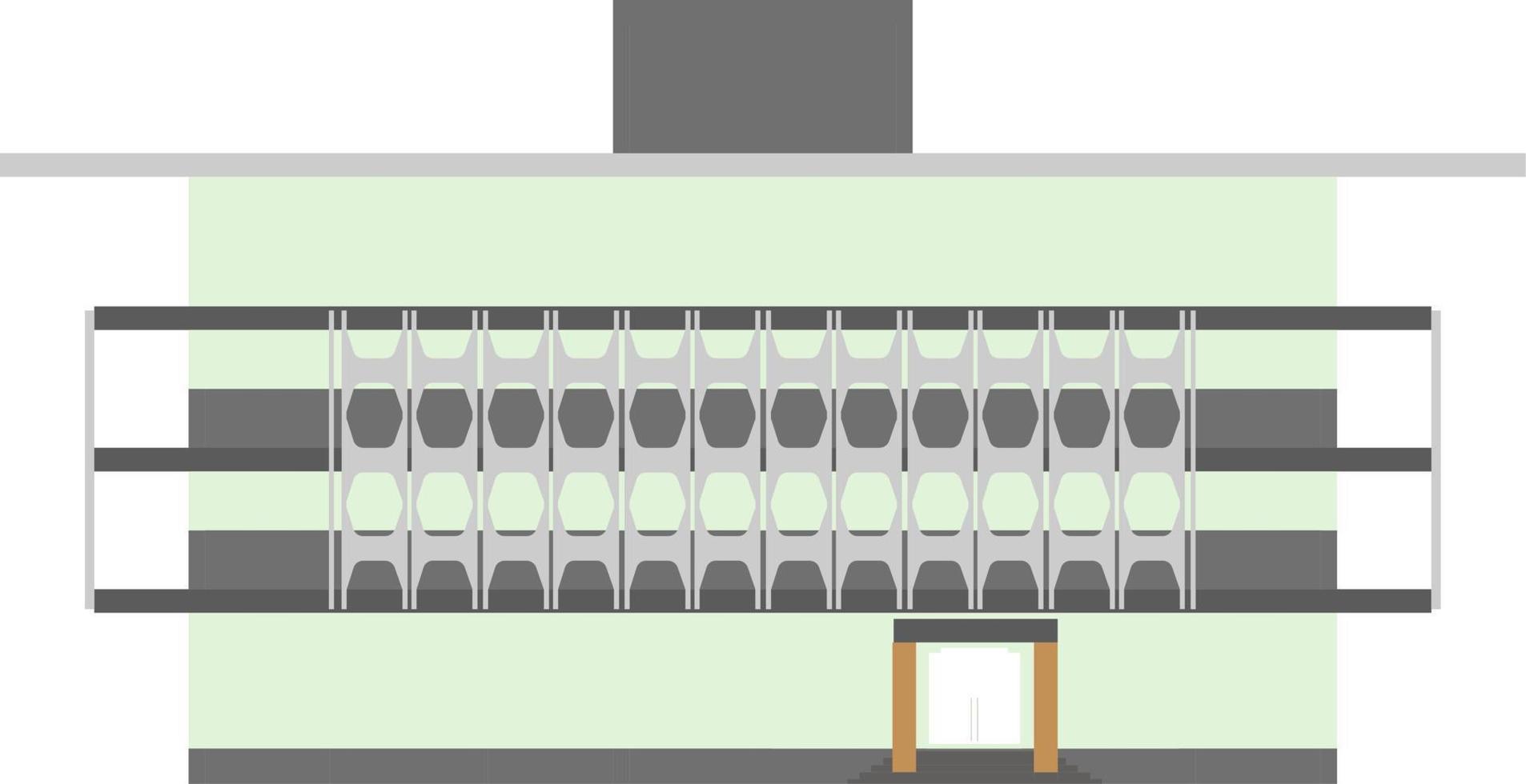 3d illustration du projet de construction vecteur