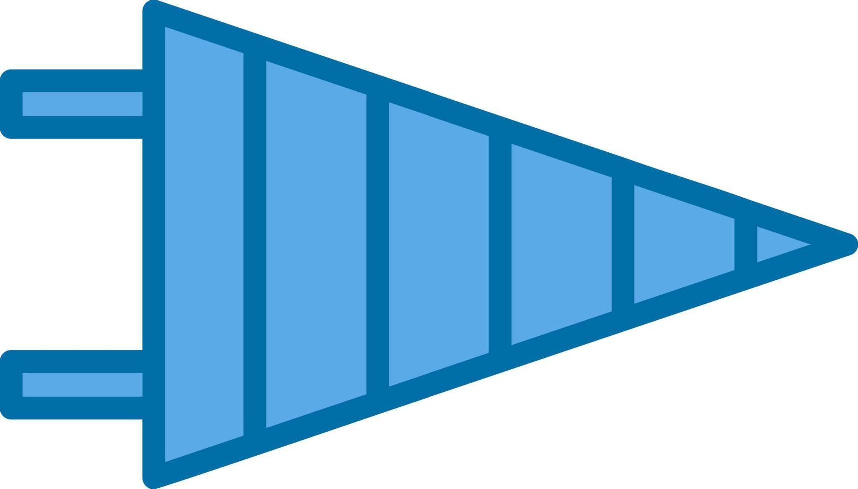 conception d'icône de vecteur de fanion