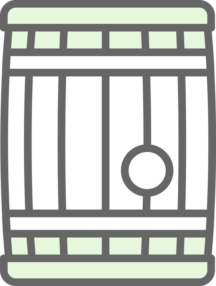 conception d'icône de vecteur de baril