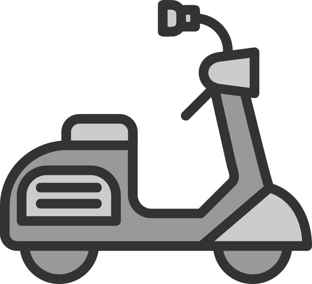 conception d'icône de vecteur de scooter