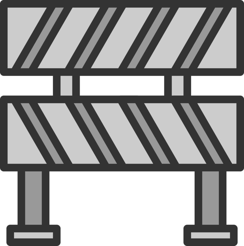 conception d'icône de vecteur de barrière