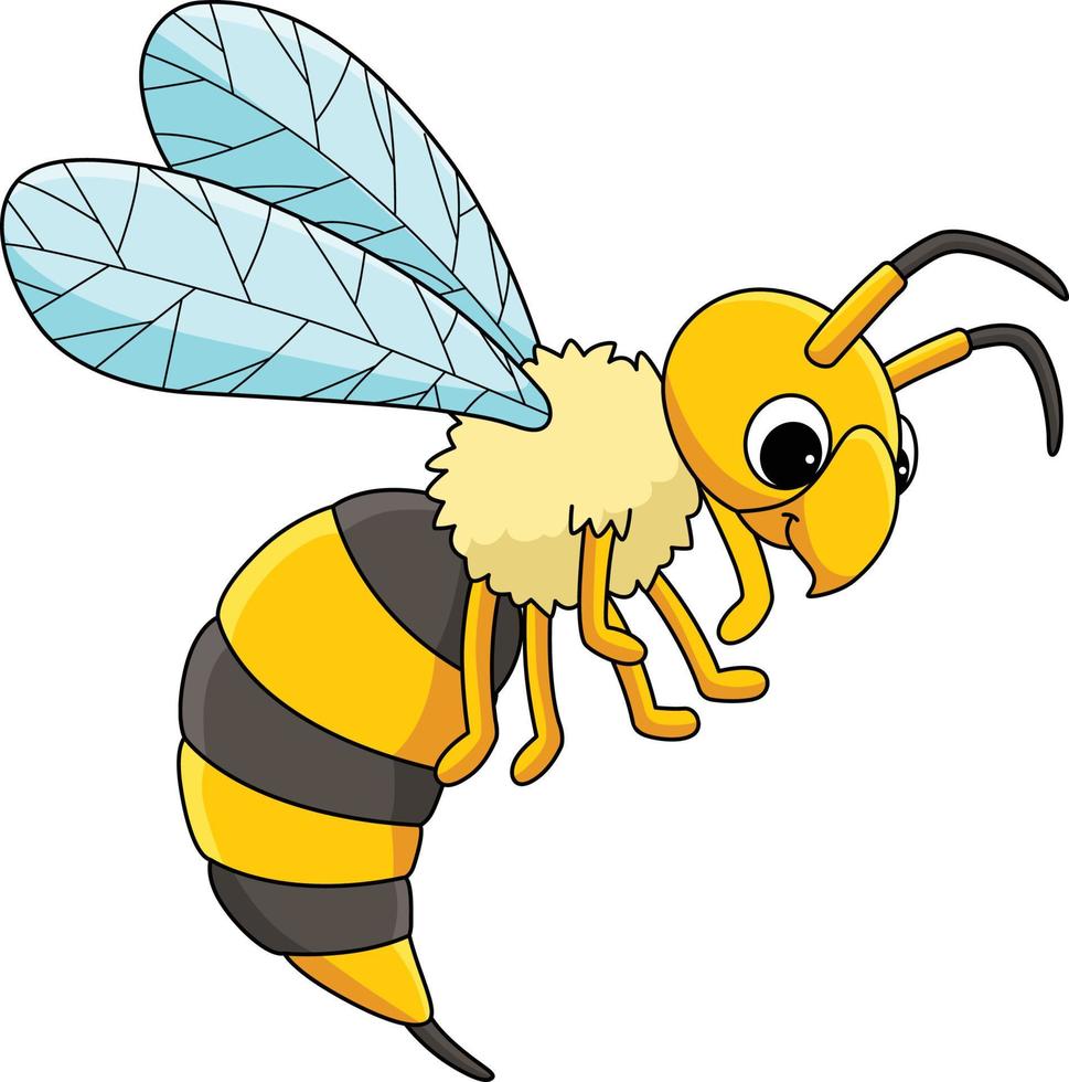 frelon animal dessin animé couleur clipart illustration vecteur