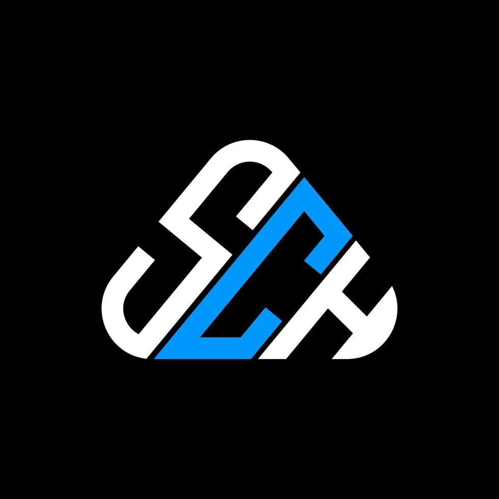 création de logo de lettre sch avec graphique vectoriel, logo sch simple et moderne. vecteur