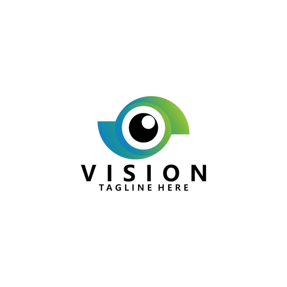 vision logo icône vecteur isolé