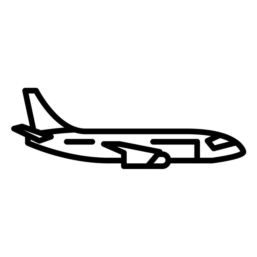 icône d'avion, adaptée à un large éventail de projets créatifs numériques. heureux de créer. vecteur