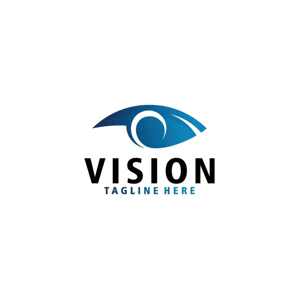 vision logo icône vecteur isolé