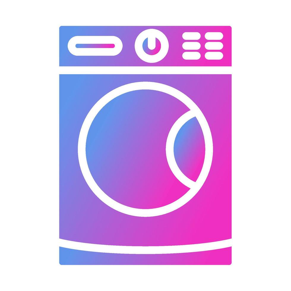 icône de machine à laver, adaptée à un large éventail de projets créatifs numériques. heureux de créer. vecteur