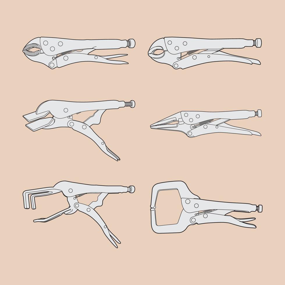 outils de matériel de construction 03 vecteur