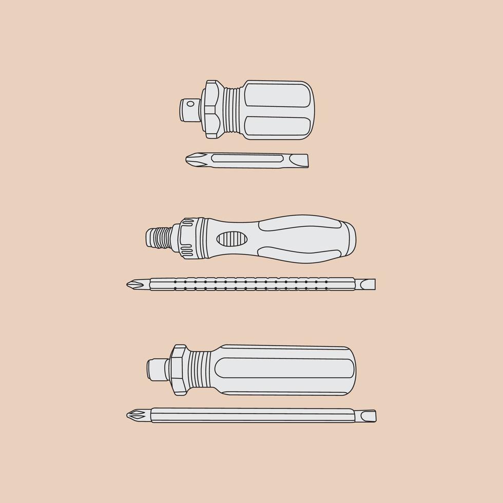 outils d'équipement de construction 22 vecteur