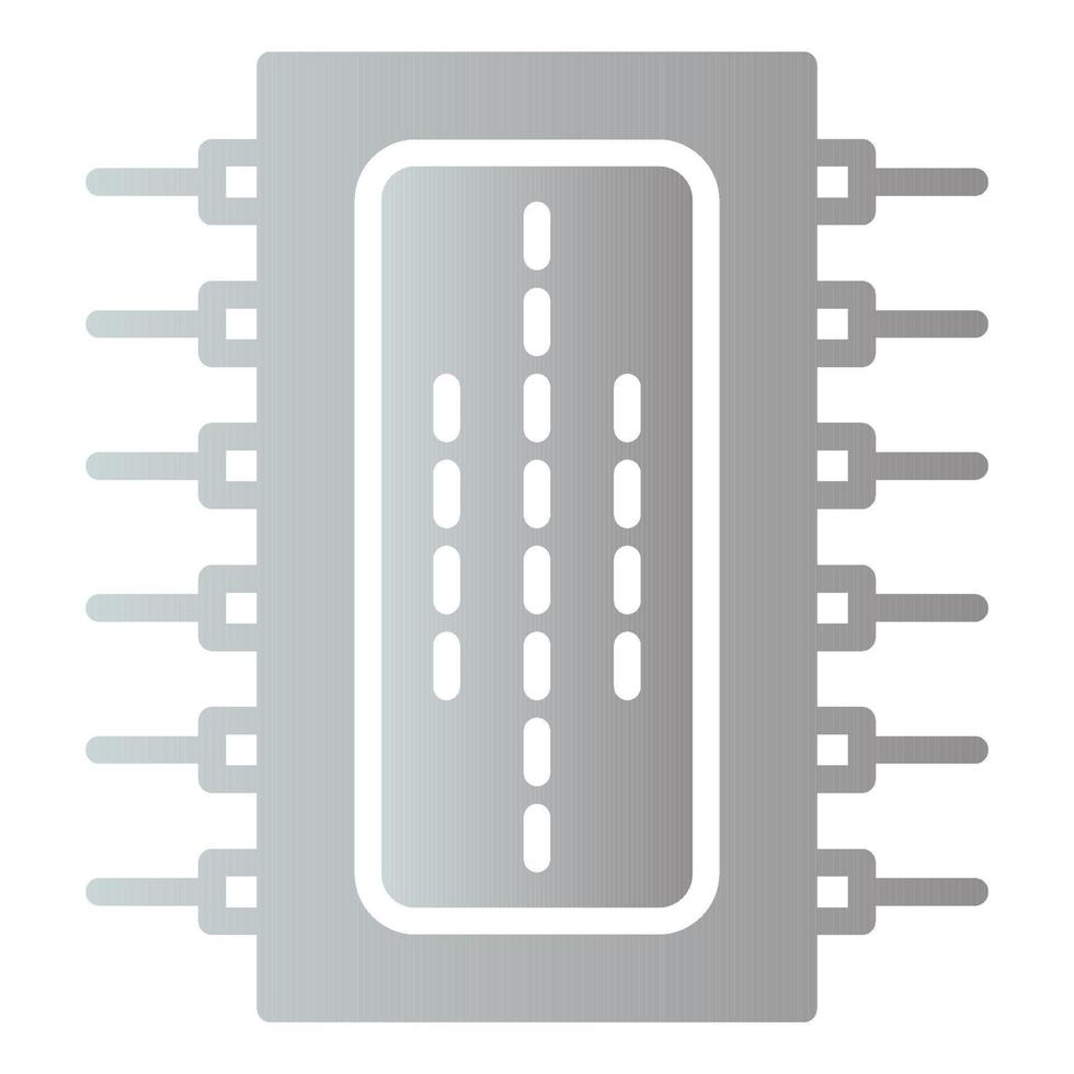 icône de composant électronique, adaptée à un large éventail de projets créatifs numériques. heureux de créer. vecteur