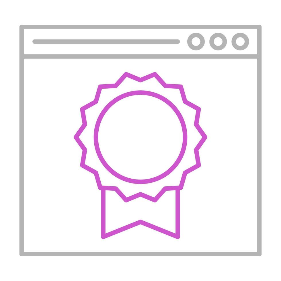 icône de qualité de page, adaptée à un large éventail de projets créatifs numériques. heureux de créer. vecteur