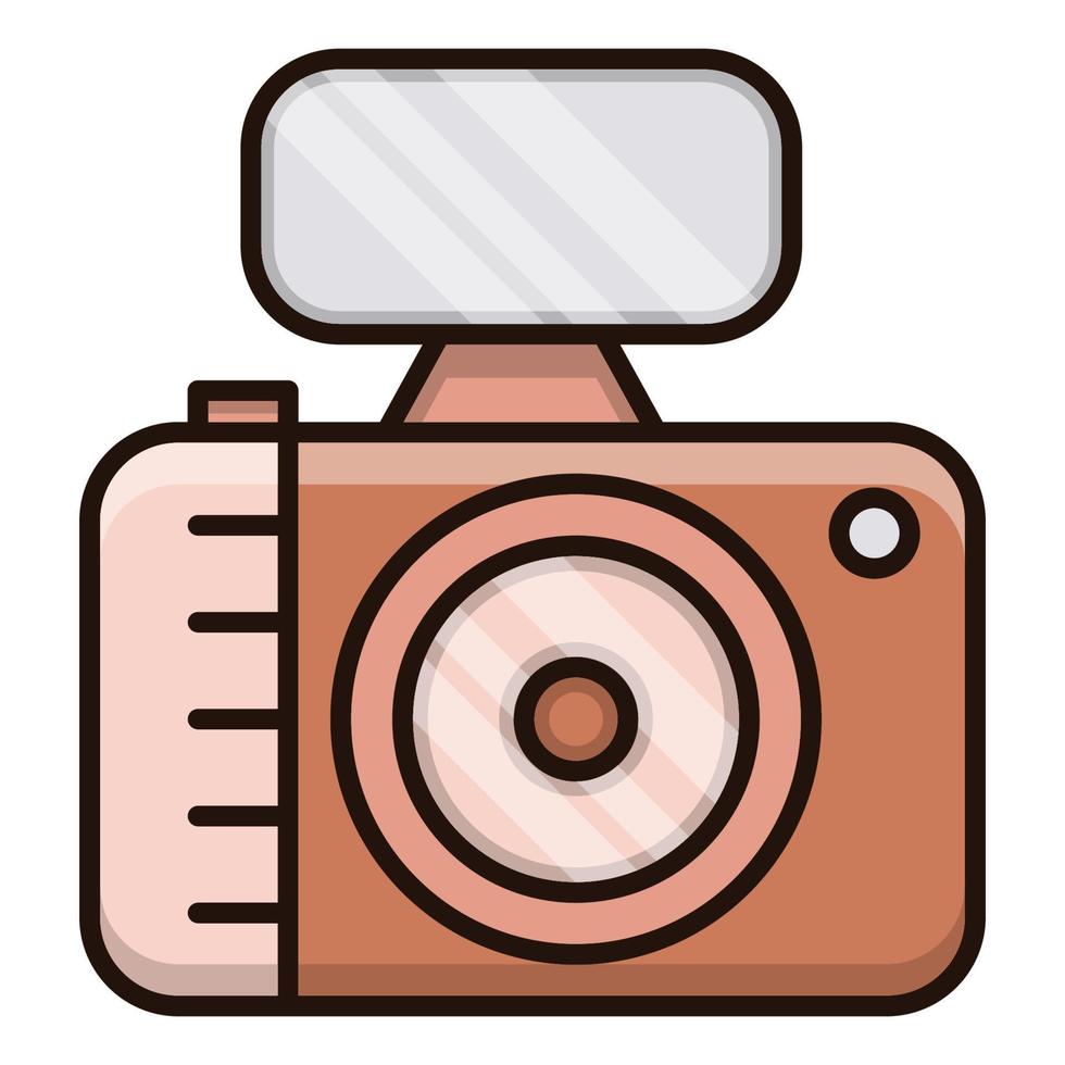 icône de caméra, adaptée à un large éventail de projets créatifs numériques. heureux de créer. vecteur