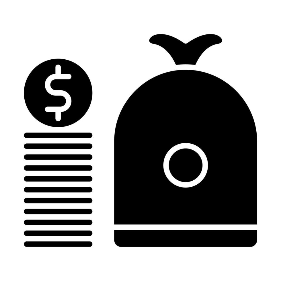 icône de budget, adaptée à un large éventail de projets créatifs numériques. heureux de créer. vecteur