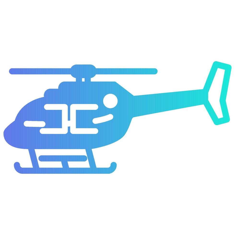 icône d'hélicoptère, adaptée à un large éventail de projets créatifs numériques. heureux de créer. vecteur