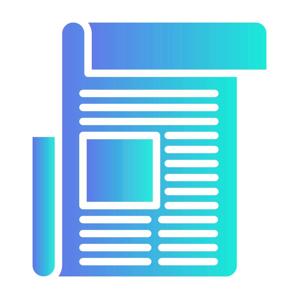 icône de journal, adaptée à un large éventail de projets créatifs numériques. heureux de créer. vecteur