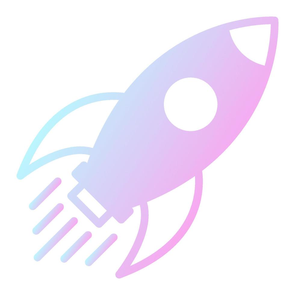 icône de fusée, adaptée à un large éventail de projets créatifs numériques. heureux de créer. vecteur