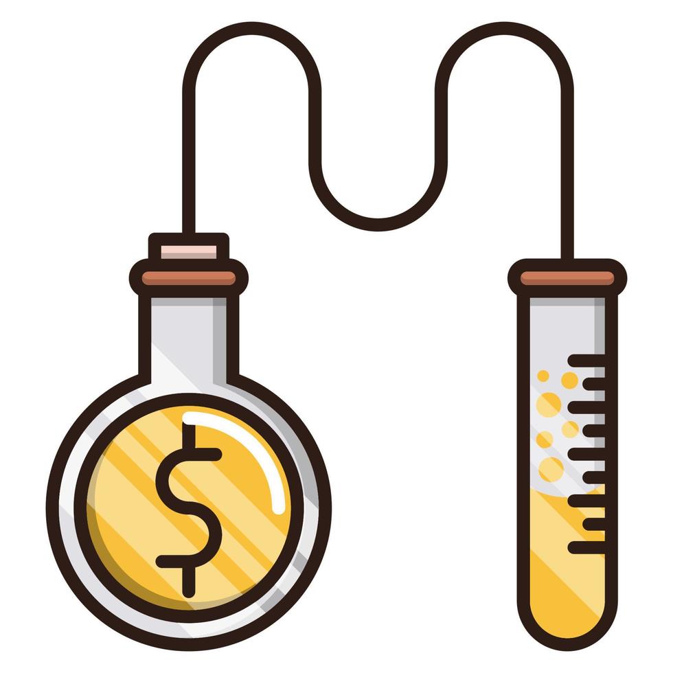 icône de recherche d'argent, adaptée à un large éventail de projets créatifs numériques. heureux de créer. vecteur