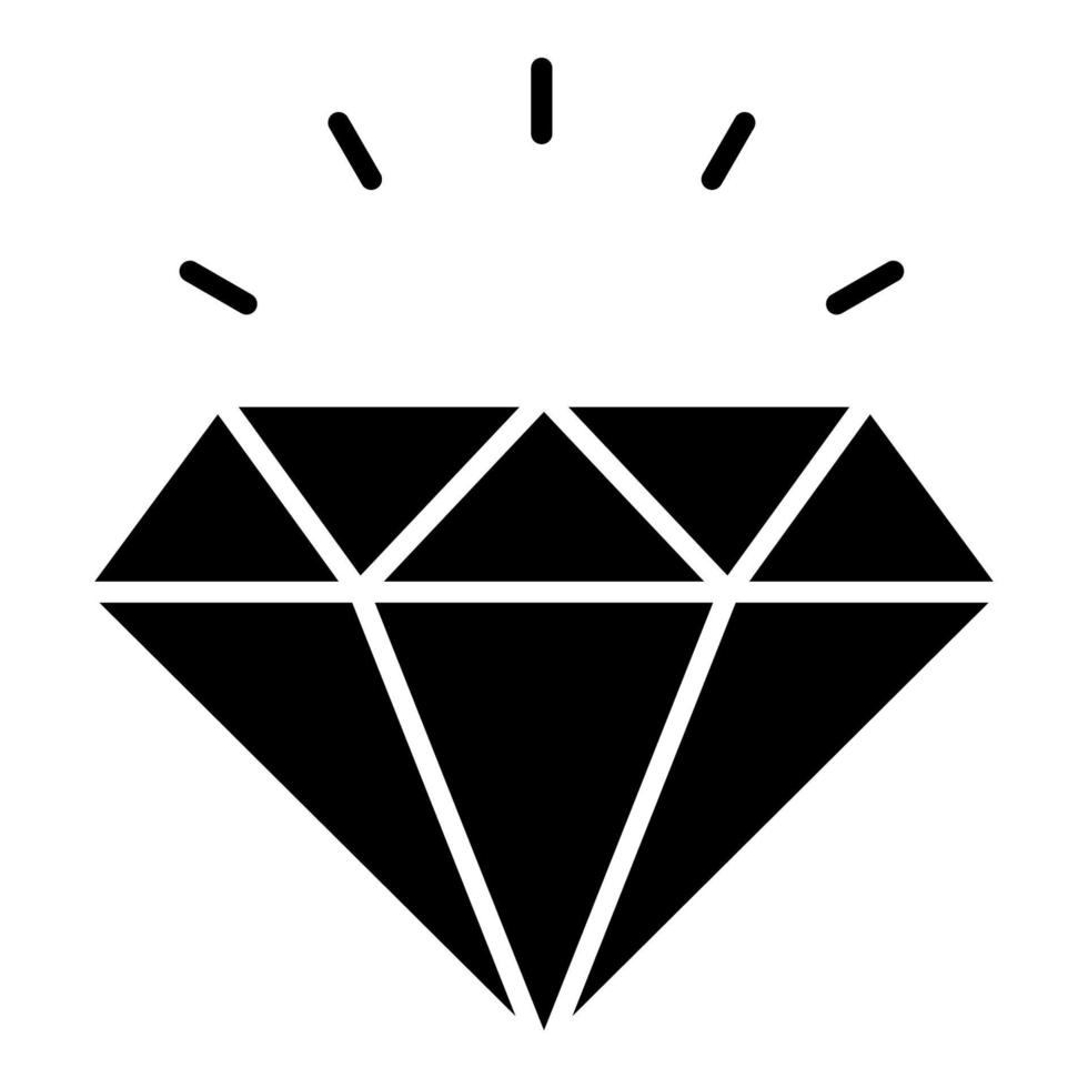 icône de pierre précieuse, adaptée à un large éventail de projets créatifs numériques. heureux de créer. vecteur