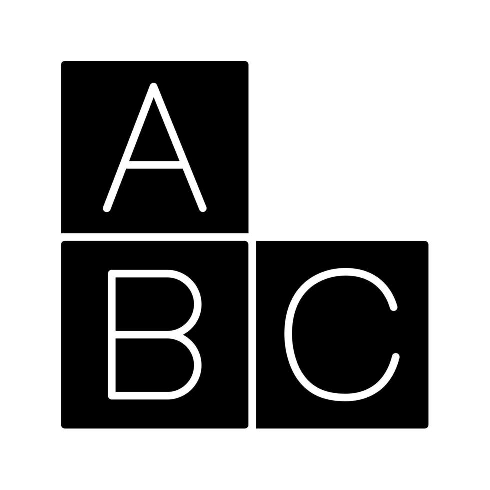 icône de vecteur abc