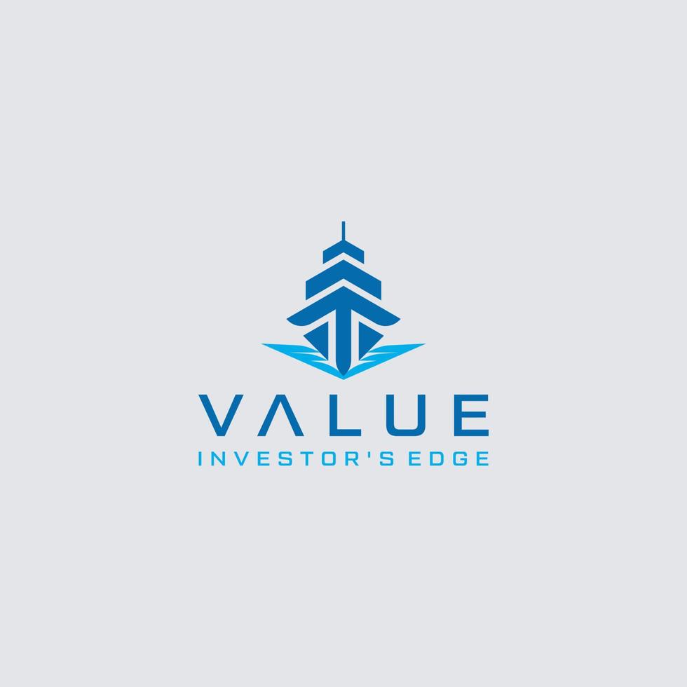 concept de symbole créatif de valeur. logo de chef d'entreprise abstrait de progrès professionnel humain vecteur