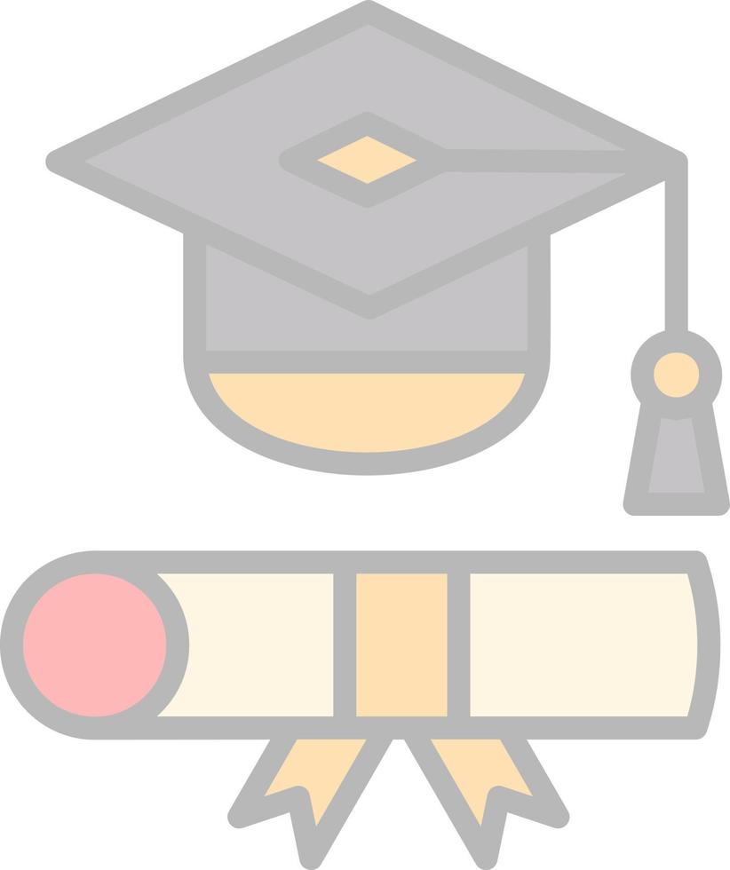 conception d'icône vectorielle toge de remise des diplômes vecteur