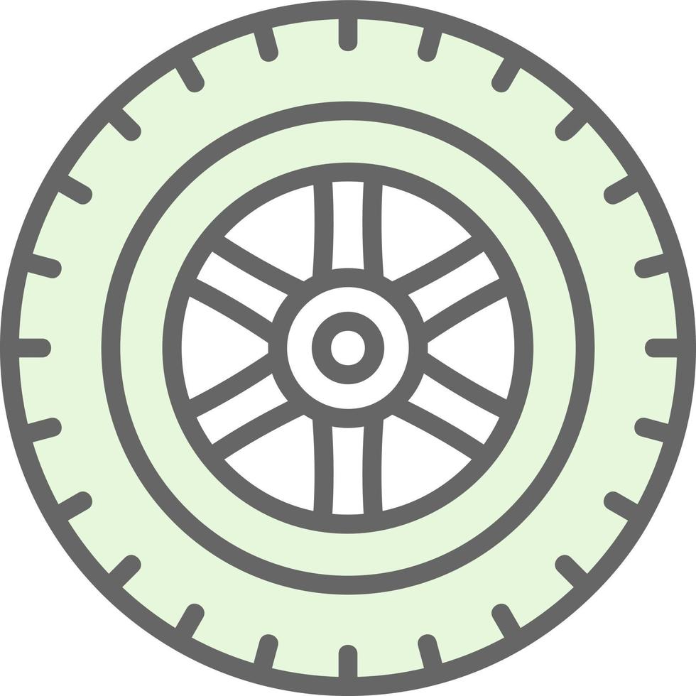 conception d'icône de vecteur de pneu