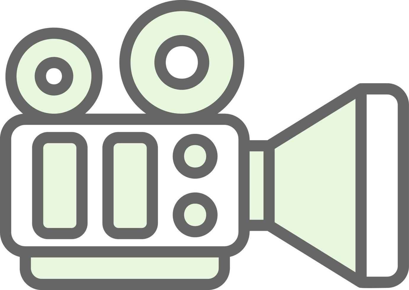 conception d'icône de vecteur de caméra de film