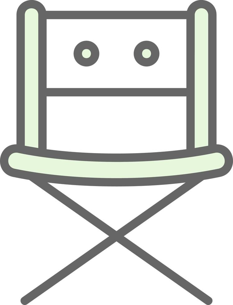 conception d'icône de vecteur de chaise de directeurs
