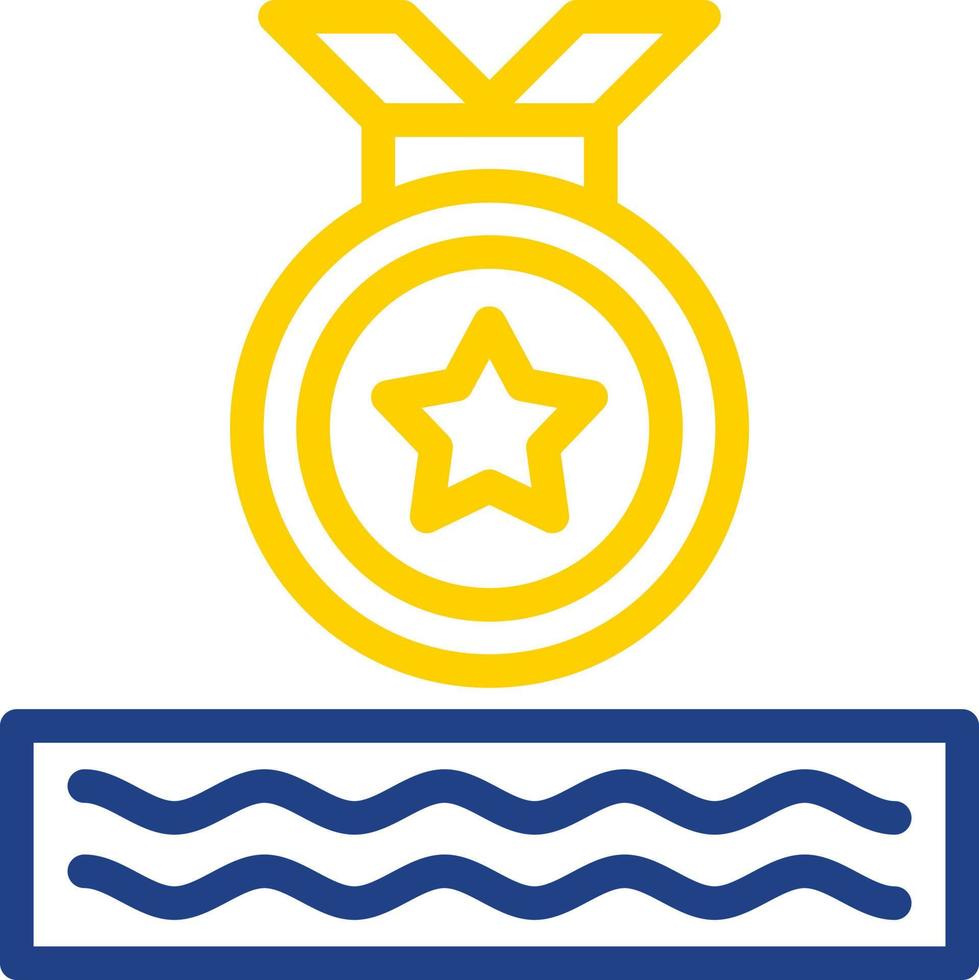 conception d'icône de vecteur de médaille