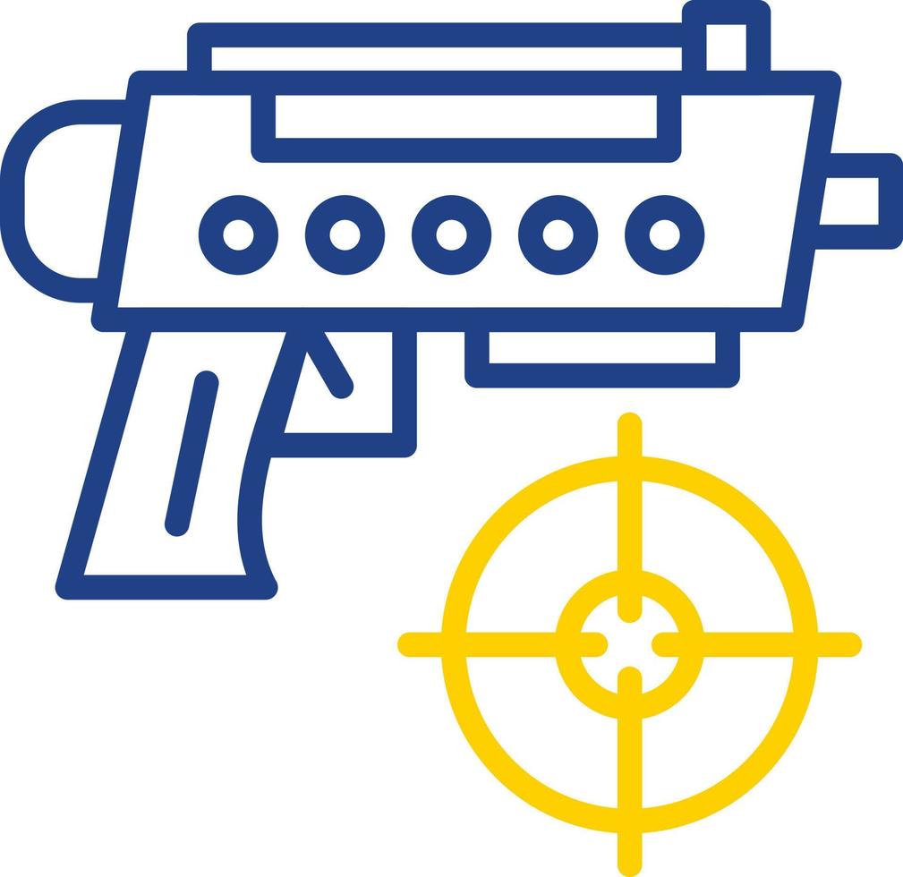 conception d'icône de vecteur de jeu de tir