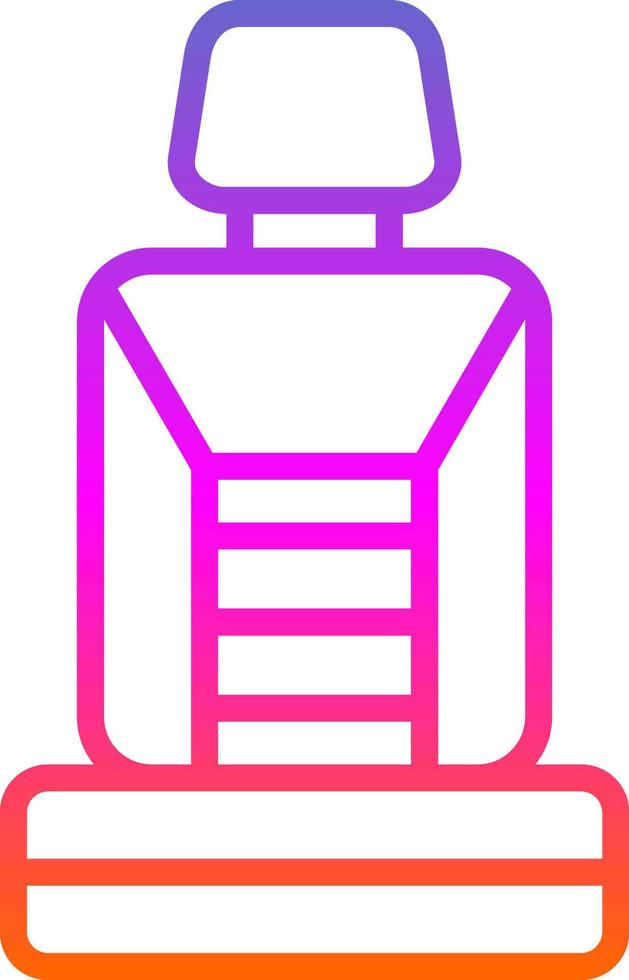 conception d'icône de vecteur de siège