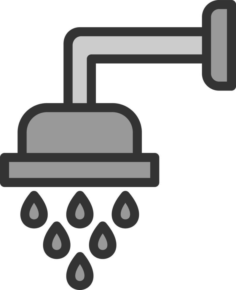 conception d'icône de vecteur de pommeau de douche