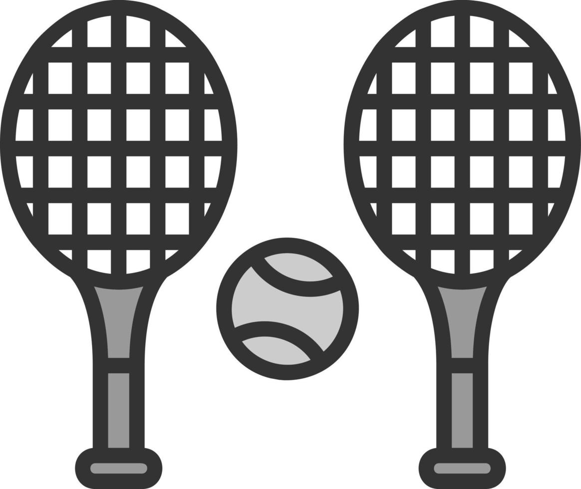 conception d'icône de vecteur de tennis