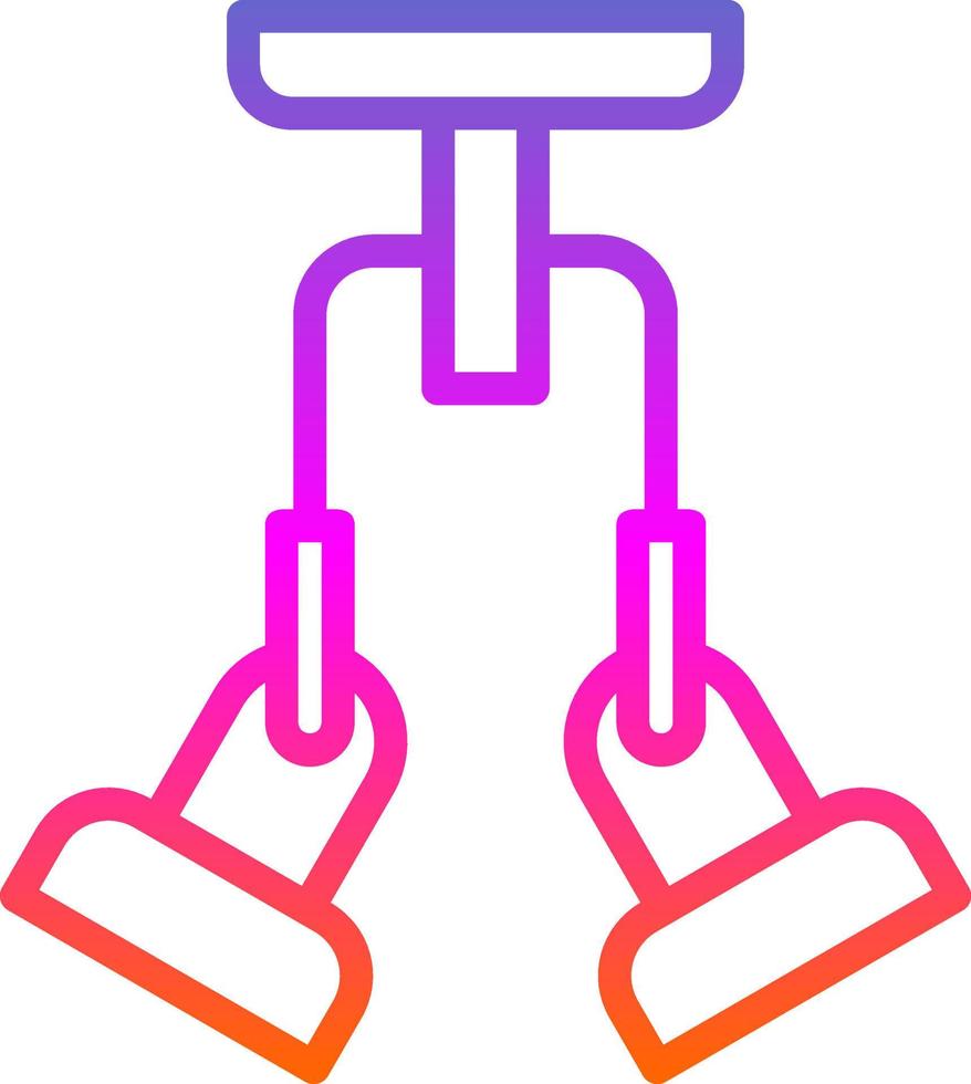 conception d'icône de vecteur de lumières suspendues