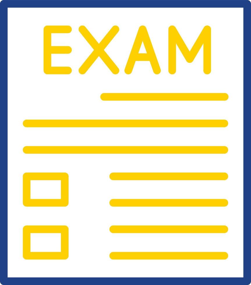 conception d'icône de vecteur d'examen