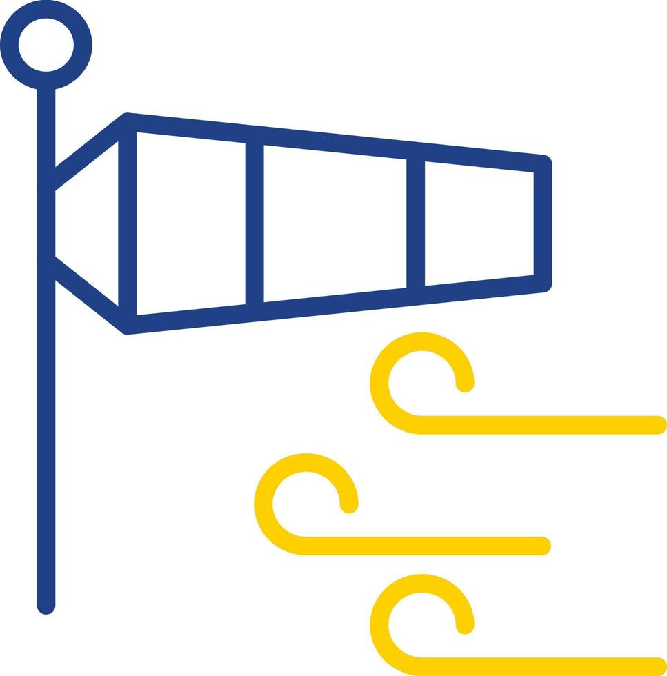 conception d'icône de vecteur de signe de vent