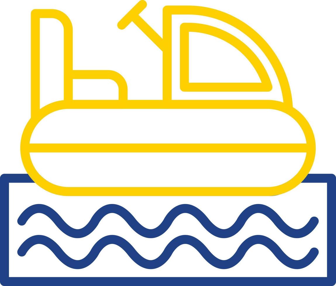 conception d'icône de vecteur de bateau tamponneur