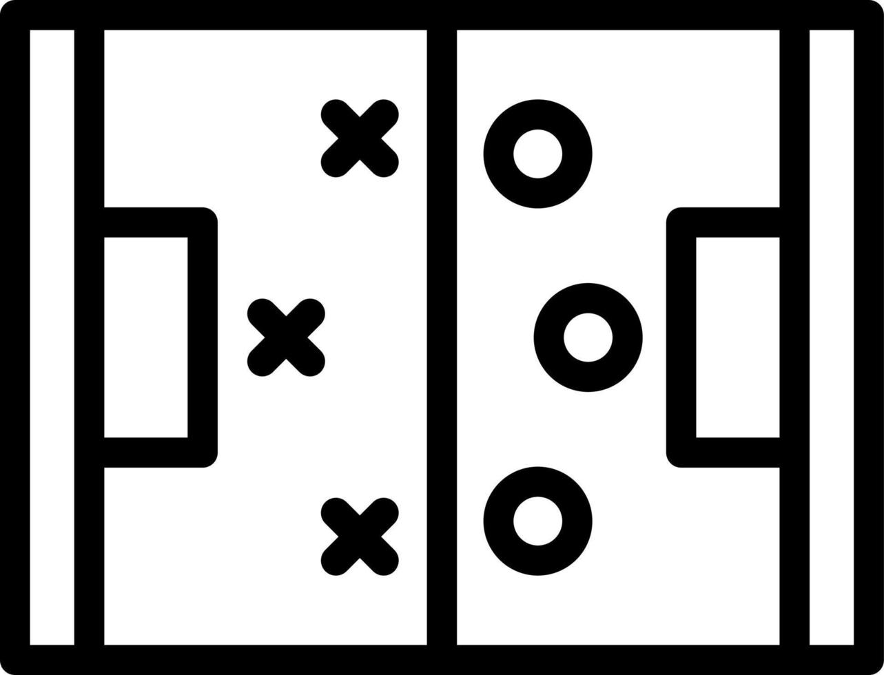 conception d'icône de vecteur de terrain de hockey