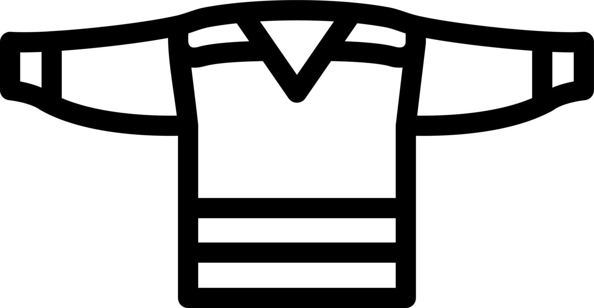 conception d'icône vectorielle de maillot de hockey vecteur