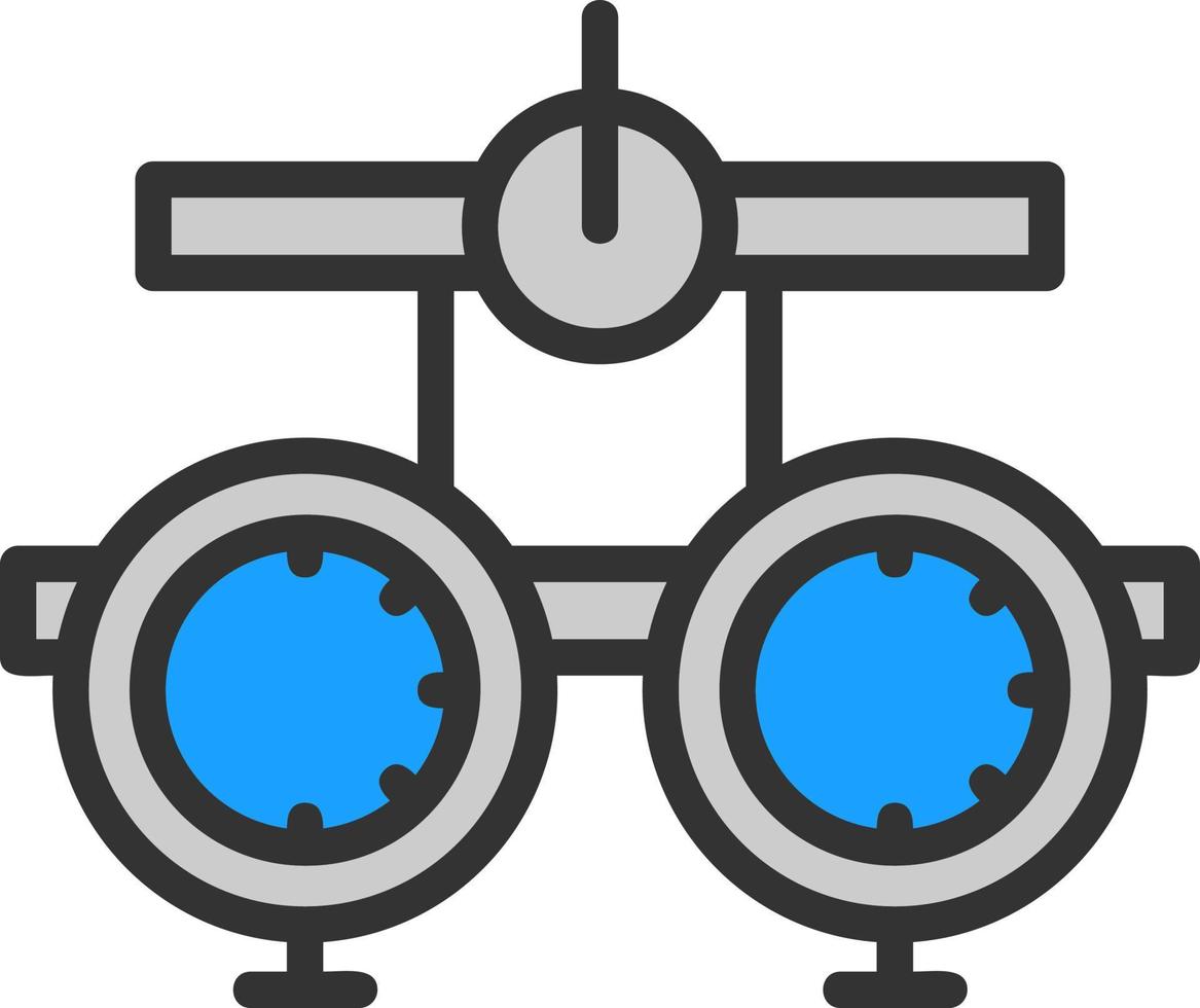 conception d'icône vectorielle optométriste vecteur