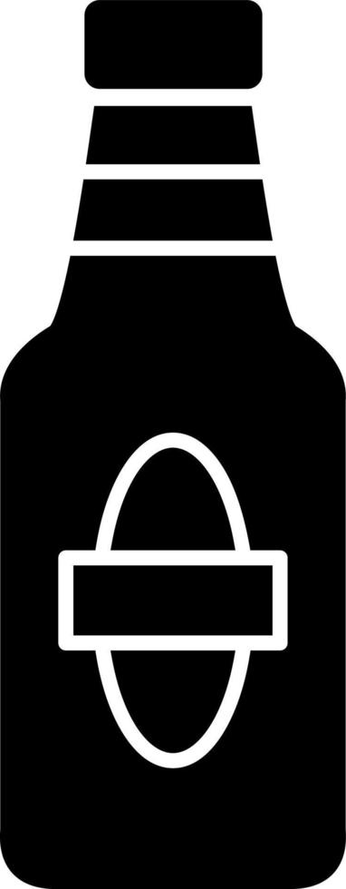 conception d'icône de vecteur de bouteille de bière