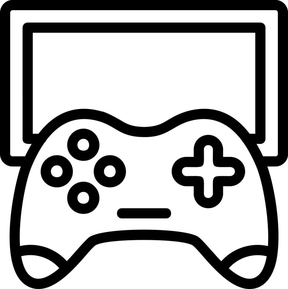 conception d'icône de vecteur de console de jeu