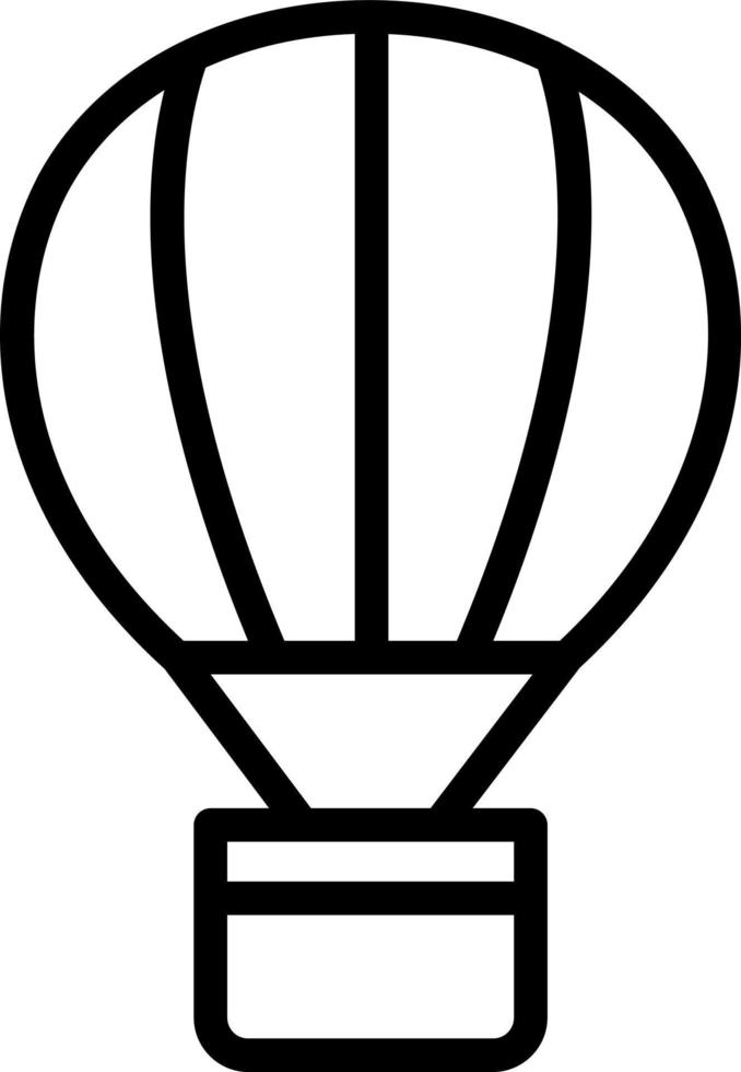 conception d'icône de vecteur de ballon à air chaud