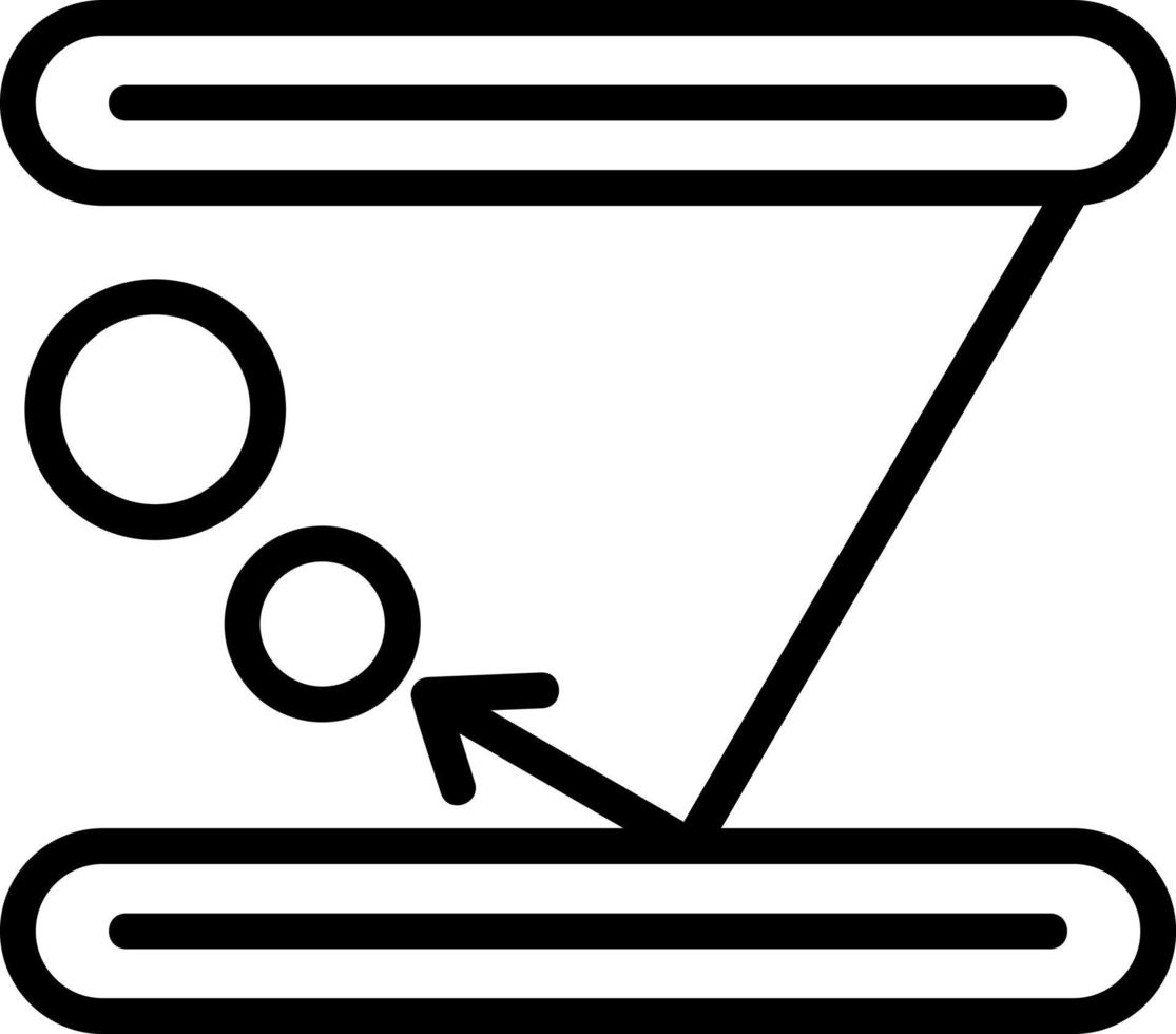 conception d'icône de vecteur de rebond